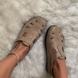 tan loafers